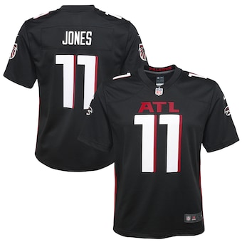 youth nike julio jones black atlanta falcons game jersey_pi3